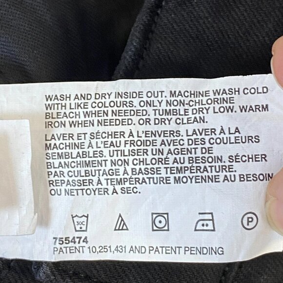 Lucky Brand 410 Jeans Mens 36 x 30 Black Denim Pants Straight Leg - Picture 12 of 13